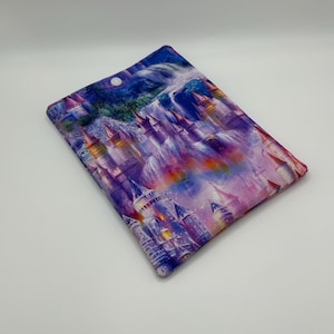 Handmade Magical Kingdom Design Padded Kindle Sleeve | Kindle eReader Protector/Cover