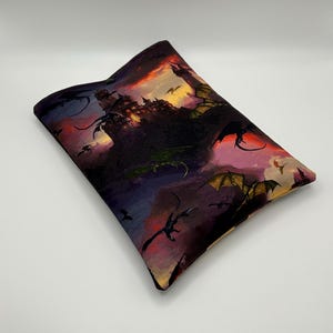 Handmade Fantasy Kingdom Padded Book Sleeve | Book Protector