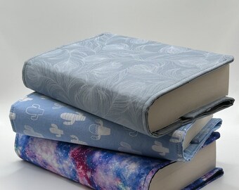 Handgemaakte verstelbare paperback boekomslag | Stoffen stofjas | Verschillende ontwerpen