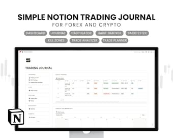 Journal de trading ultime et tableau de bord pour le Forex et la cryptographie