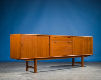 Large Dutch Teak Sideboard with Bar from Fristho, 1960s