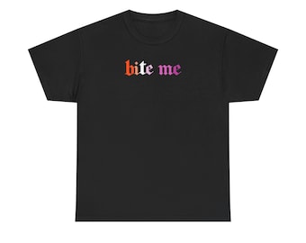 Bite Me Tee (Lesbian Pride)