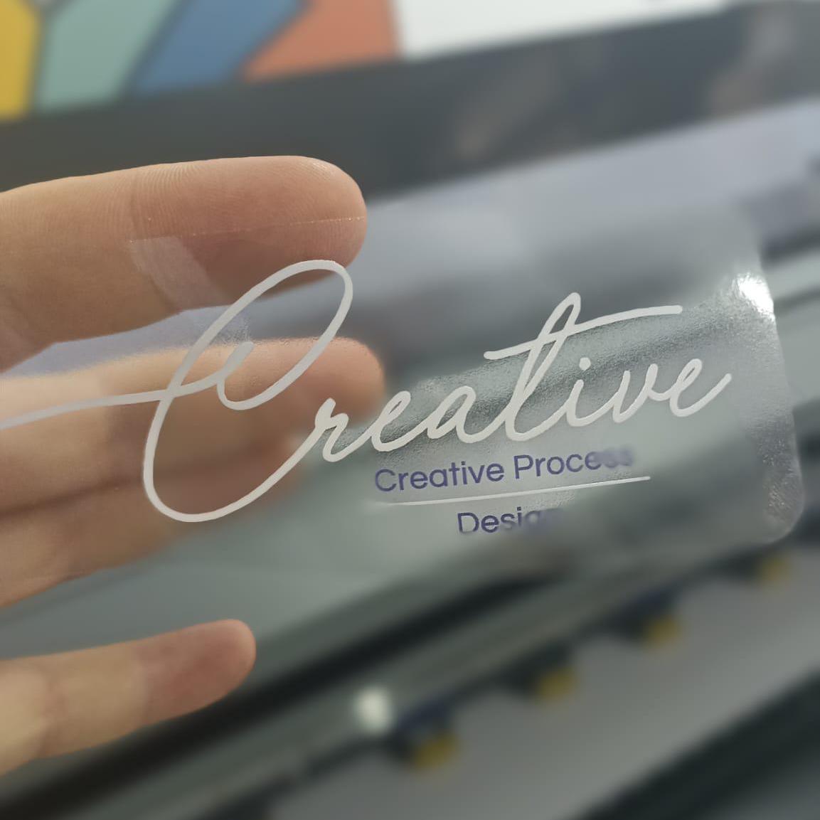 Custom Clear Vinyl Stickers: Waterproof Die Cut Logo Stickers - Etsy