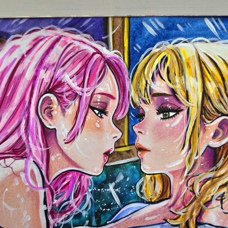 lesbian-anime-art-print-etsy