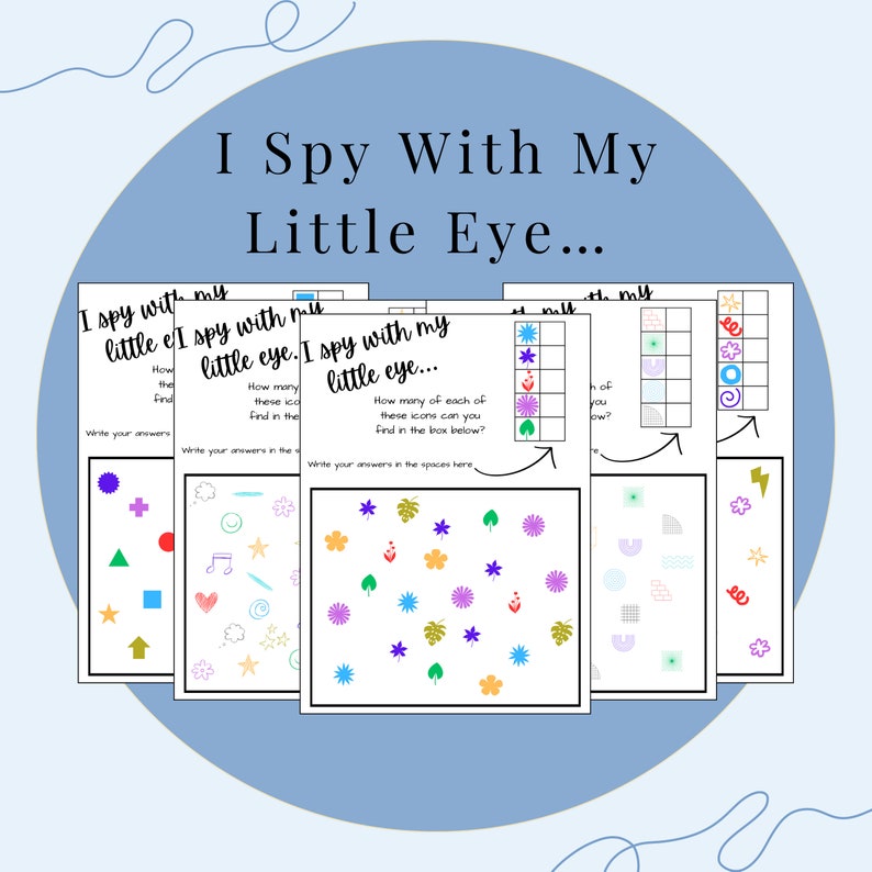 I Spy With My Little Eye, Preschool Worksheets, Preschool Printables ...