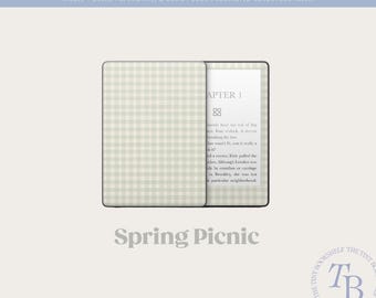 Spring Picnic | Kindle Decal Art | Digitial Download - not a .svg file | print at DecalGirl.com | for all Kindle models and Kobo Libra