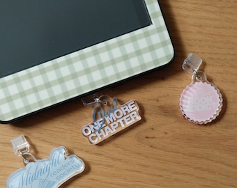 Kindle Charm - Trying to Read Mini Collection | Kobo Charm | Phone Charm | USB Charm | Bookish Merch | Kindle Accessories