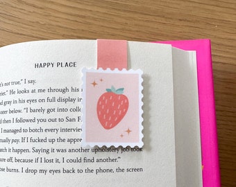 Strawberry Stamp | Magnetic Bookmark