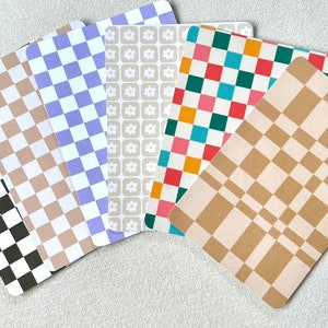 Checkered Kindle | Kobo Insert Cards