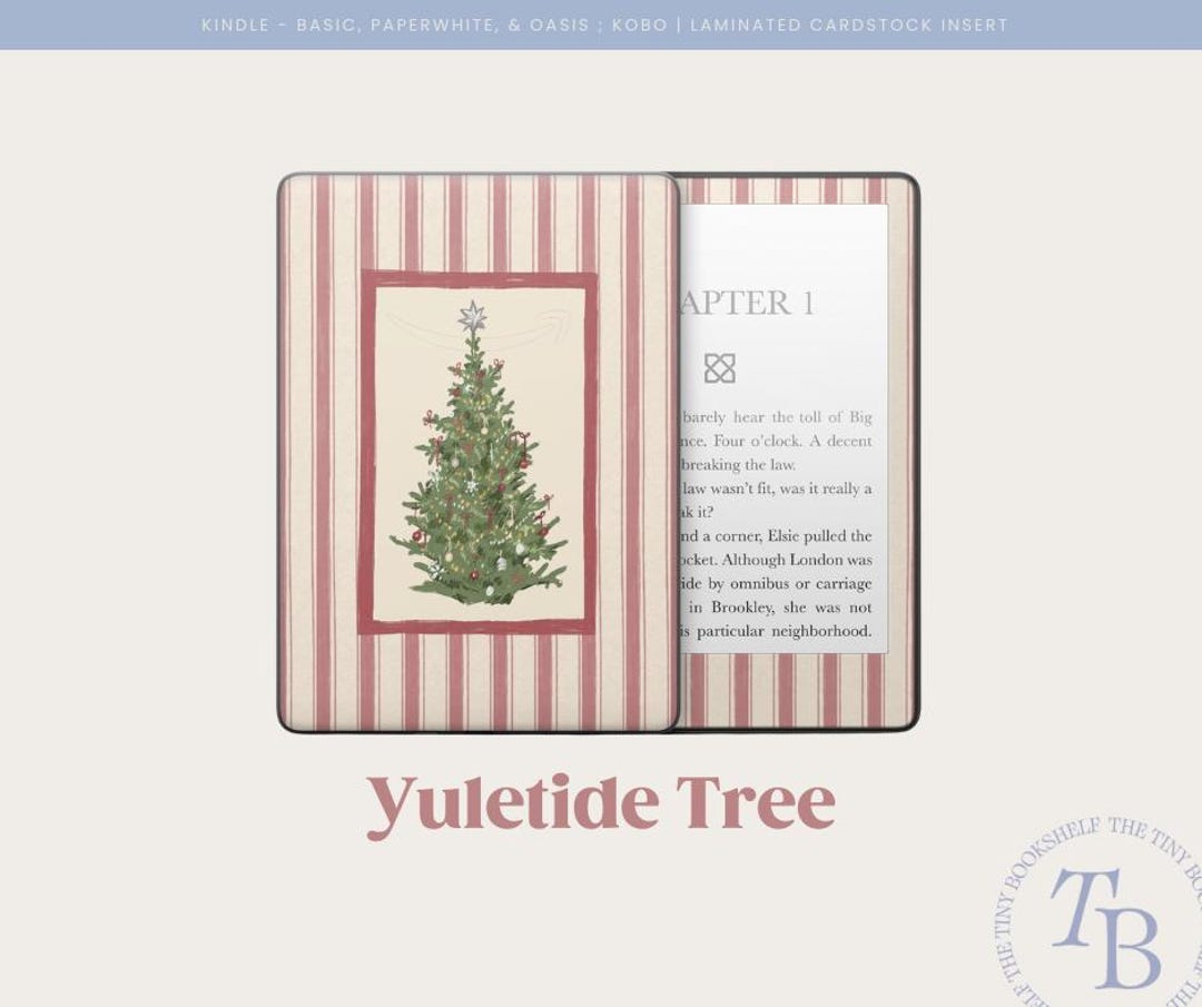 Yuletide Tree | DIGITAL Decal for Kindle or Kobo | Holiday Traditions ...