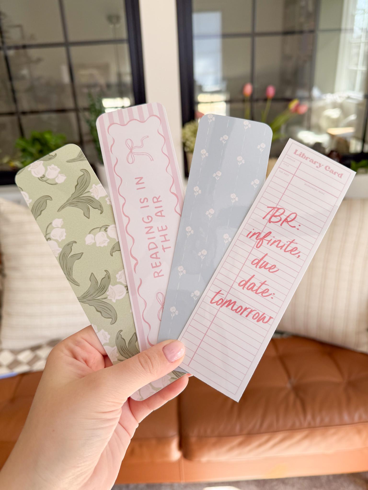 Spring Collection | Bookish Bookmark | Spring Bookmarks - Etsy