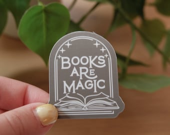 Books Are Magic Sticker | Bookish Sticker | Kindle Sticker | Kobo Sticker | Fall Sticker