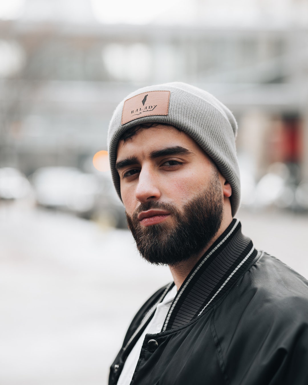 Palestine Leather Patch Beenie by Balady - Etsy
