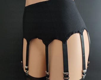 Lace Thigh Garter Belt, Sheer Suspender Lingerie