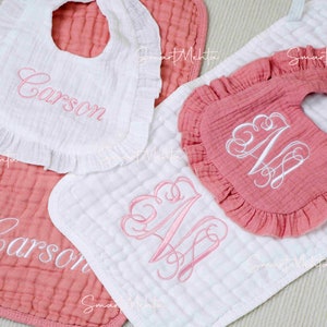 Gifts of Love: Personalized Baby Drool Pockets and Burp Cloths