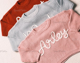 Personalisierter Babypullover: Personalisieren und monogrammieren Sie Ihre Lieblingsnichte oder Ihren Lieblingsneffen