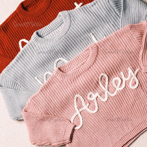 Personalisierter Babypullover: Personalisieren und monogrammieren Sie Ihre Lieblingsnichte oder Ihren Lieblingsneffen