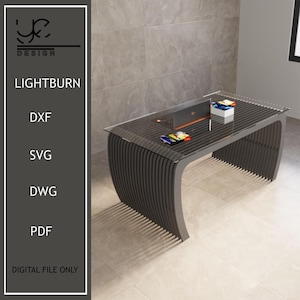 Parametric Desk Design,Office Desk,Office Entry Counter,Parametric Wavy Wooden Furniture, Parametric Art Wooden,Wooden Furniture,Cut Files