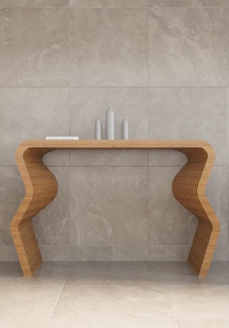 Parametric Entry Table Parametric Wavy Table Dresser,parametric Entryway Console,entrance Hall ...