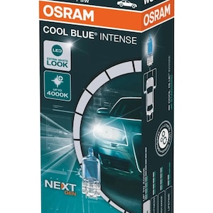 Lampadina alogena Osram Cool Blue Intense NextGen. 4000k W5W 12V W2.1x9.5d 5W