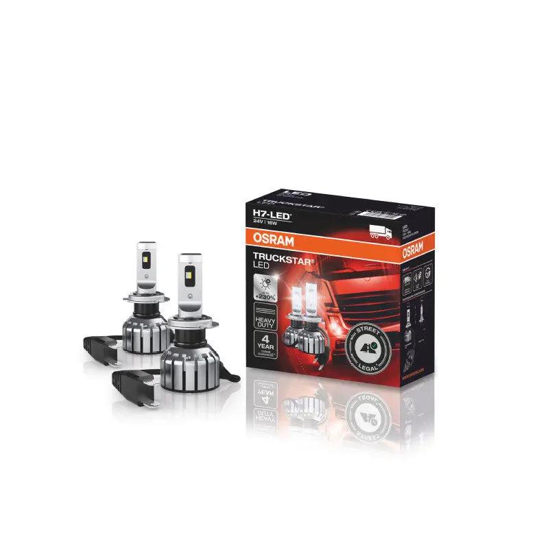 H7 TRUCKSTAR LED +230% StVZO-conforme LED-retrofitlamp dubbelpakket Osram