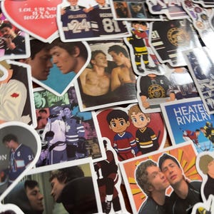 Heated Rivalry Stickers | ice hockey  | LGBTQ