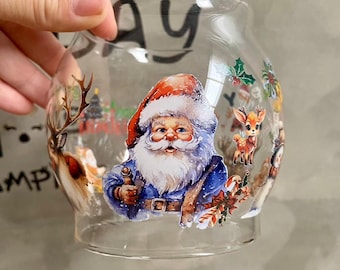 Glaskugel für Coleman 200a 202 242 243 249 Weihnachtsmuster