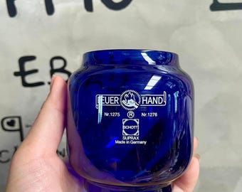 Glaskugel für FEUERHAND BABY 275 276 und Dietz D76/D78 Ersatz Farbe Blau