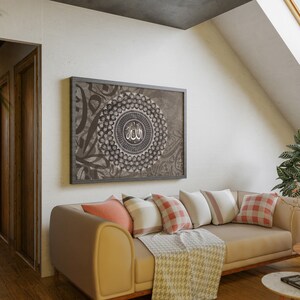 Immerse your space in the beauty of printable Islamic wall art from our Etsy collection. Download instantly for a touch of tradition with Quranic verses, Arabic calligraphy, and stunning geometric designs.