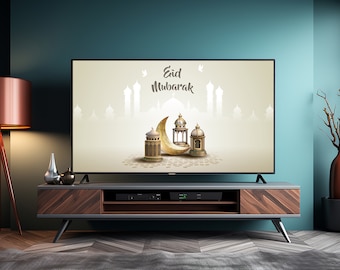 Ramadan-Wandkunst für TV-Rahmen, moderne TV-Rahmenwandkunst, Ramadan-Dekoration, modernes Ramadan-Dekor, digitaler Download, Smart-TV-Rahmen