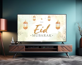 Arte digital de pared para marco de Smart TV, arte islámico para marco de TV, decoración de Ramadán, descarga digital