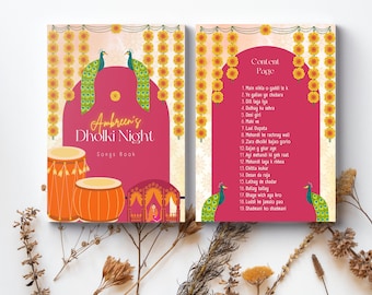 Modern Dholki Book, Desi Song Book, Dholki Songs lyrics book, Mehndi Song Book, Bollywood Songs, Indian Pakistani Weddings