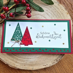 Weihnachtskarte handgemacht 'Tannenbaum'