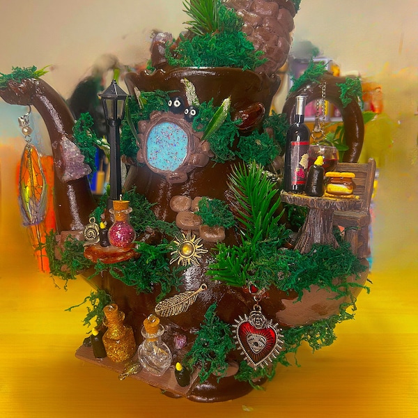 Fairy house teapot/ Feenhaus Teekanne