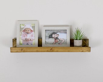 Picture Ledge Shelf - Floating Shelf - Book Shelf - Nursery - Kids Room Decor