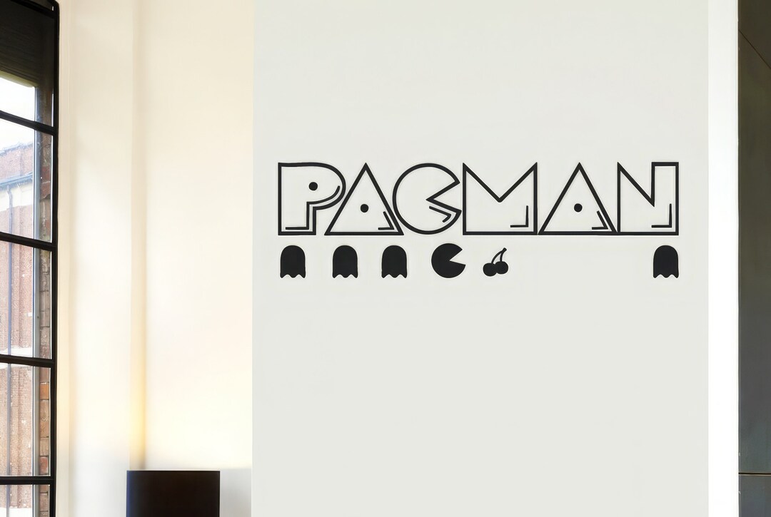 Pac Games Computer Wall Stickers Vinyl Art Decals - Etsy