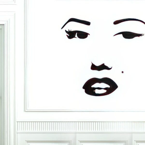 Stickers muraux Marilyn Monroe, Stickers muraux en vinyle