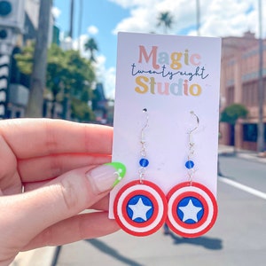 Captain America Earrings