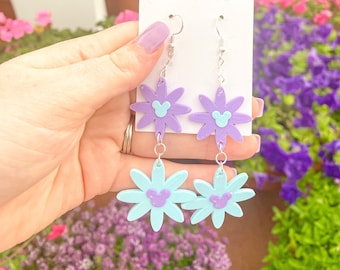 Mickey Flower Earrings | Flower and Garden Festival
