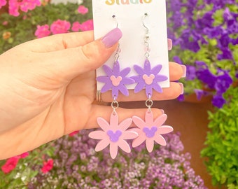 Mickey Flower Earrings | Flower and Garden Festival