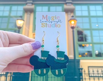 Mickey Leprechaun Earrings | St Patricks Day