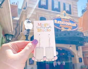 Ratatouille Remy Chef Hat Earrings | Nickel-Free, Hypoallergenic