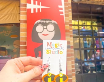 Incredibles Logo Earrings, 3D Printed Hypoallergenic Jewelry