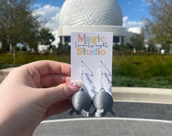 Spaceship Earth Earrings | Epcot Earrings