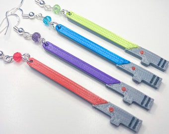 Star Wars Earrings | Lightsaber earrings