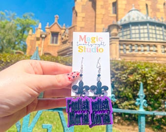 Foolish Mortal Earrings | Haunted Mansion Earrings
