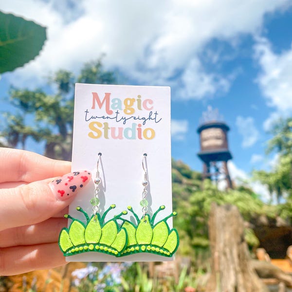 Tiana Crown Earrings | Princess and the Frog Earrings