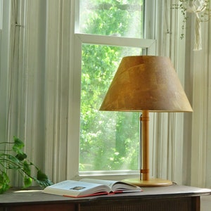 Bergboms Beech and Leather Table Lamp - Made In Sweden - Swedish Modern