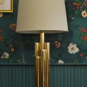 Vintage Hollywood Regency Style Brass Table Lamp