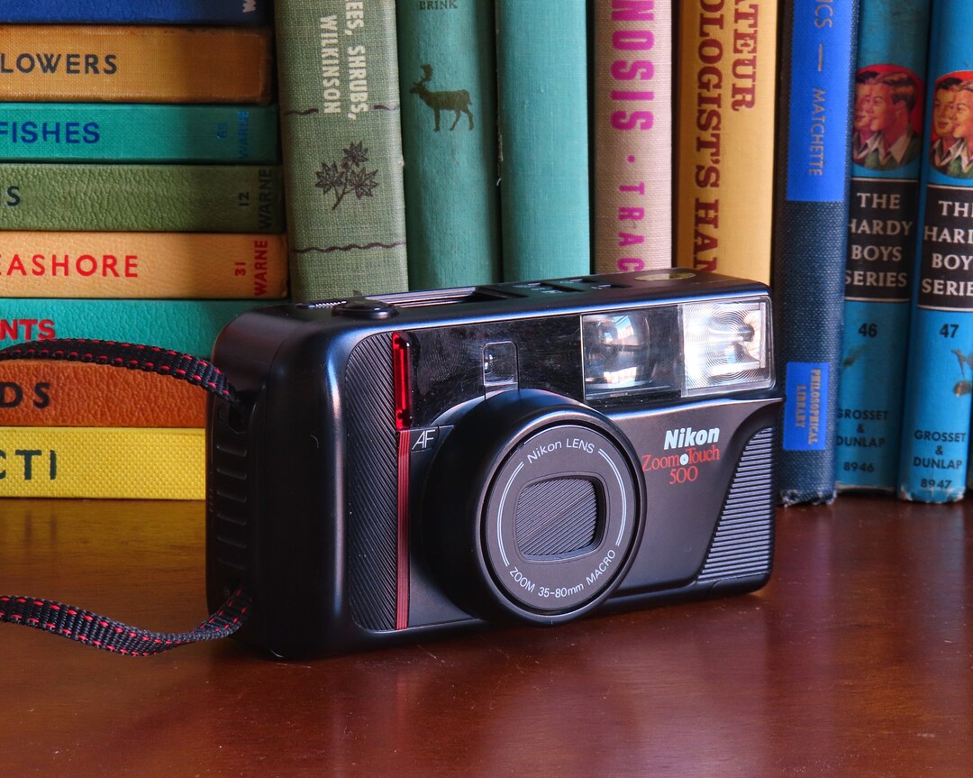 Nikon Zoom Touch 500 Vintage 35mm Film Camera Point and Shoot Etsy